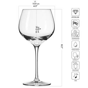 Krosno Harmony Verres d’eau Gin & Tonic Verre - 11 x 23 x 11 cm