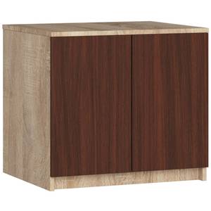 Aufsatzschrank S60 2T CLP Eiche Sonoma Dekor - Wenge Dekor