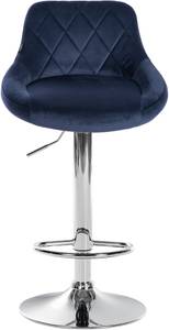 Barhocker Lazio Samt Blau