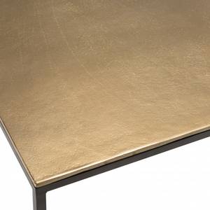 Quadratischer Couchtisch goldfarbenem Gold - Metall - 90 x 40 x 90 cm