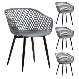 Chaises MADEIRA (Lot de 4) Anthracite