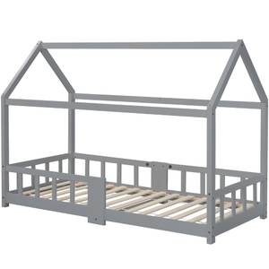 Kinderbett  M378-01 Grau - Holzwerkstoff - 94 x 140 x 207 cm