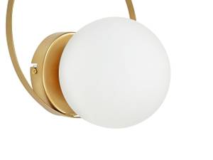 Lampe murale SNOWY Doré - Blanc - Verre - 25 x 25 x 18 cm