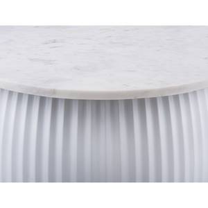 Table d'appoint Luscious Blanc - Pierre - 52 x 36 x 52 cm