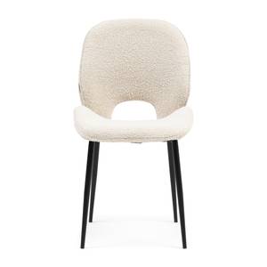 Chaise Mr. Beekman Dining Chair Bouclé Blanc - Textile - 50 x 91 x 64 cm