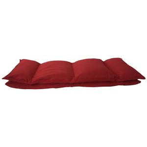 Chaise de méditation Reseda Rouge - Textile - 15 x 135 x 15 cm