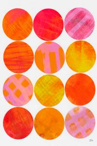 Tableau sun shine circle 60 x 90 cm - Verre