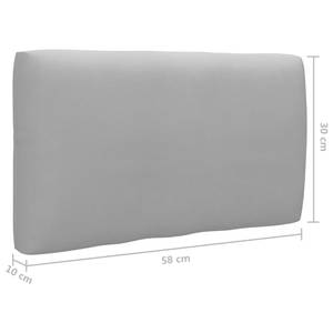 Paletten Ecksofa 3016504-7 Grau - Weiß