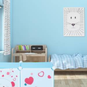 Spielregal für Kinder zum Stecken Blau - Pink - Weiß - Metall - Kunststoff - 110 x 75 x 37 cm