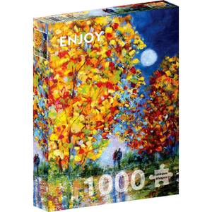 Puzzle Herbstmond Papier - 24 x 5 x 34 cm