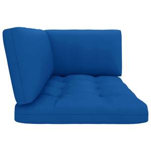 Paletten Ecksofa 3016504-4 Dunkelblau - Pinie Honig Dekor