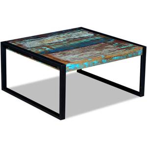 Couchtisch 243295 Metall - Massivholz - 80 x 40 x 80 cm