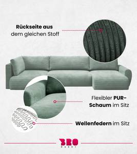 Ecksofa PATI Maxi Grün