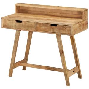 Schreibtisch Braun - Massivholz - Holzart/Dekor - 100 x 90 x 100 cm