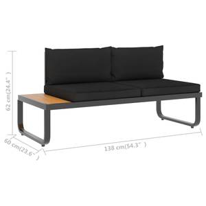 Sofa (4-teilig) 48653 Metall - 58 x 30 x 58 cm