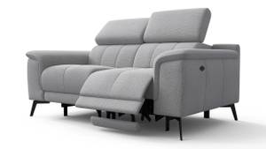 Relaxsofa 2-Sitzer Fiero Silber / Grau - Silbergrau