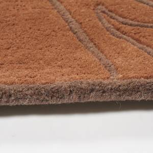 Tapis salon EXPREZA Marron - Fourrure véritable - 120 x 20 x 170 cm