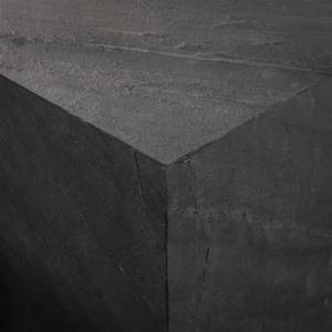 Couchtisch Blox Slate 2er-Set Braun - Massivholz - 58 x 40 x 58 cm