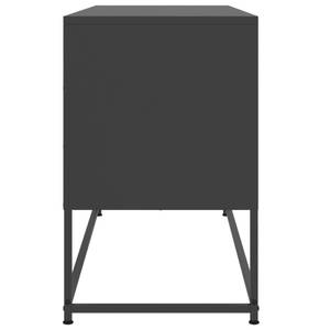 Highboard DE3715 Schwarz - Metall - 39 x 123 x 36 cm