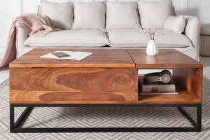 Couchtisch MAKASSAR FUNCTION Braun - Massivholz - Holzart/Dekor - 110 x 40 x 54 cm