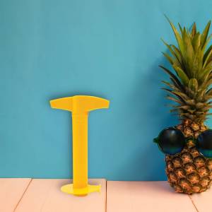 Ustensile pour ananas Jaune - Matière plastique - 9 x 27 x 13 cm