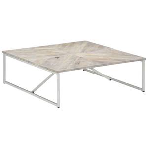 Couchtisch D272 Weiß - Massivholz - 110 x 36 x 110 cm