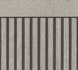 Wallpanel Vliestapete Sockelpaneel Beige - Grau