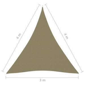 Voile solaire 3016492-3 Beige - 300 x 400 cm