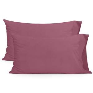 Basic Kissenbezug (2er Set) Pink - Kunststoff - 1 x 50 x 75 cm