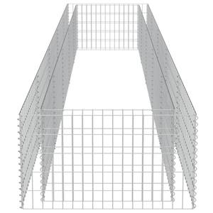 Gabionen-Hochbeet 296088 90 x 50 x 450 cm