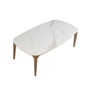 Table basse 2132 Blanc - Porcelaine - Pierre - 119 x 41 x 65 cm