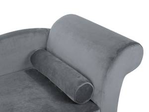 Chaise longue LUIRO Noir - Gris - Gris lumineux