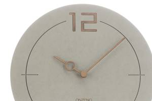 Design Wanduhr THE GREY. Grau - Holzwerkstoff - 29 x 29 x 1 cm