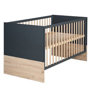 Kinderzimmerset Lenn 3-teilig Grau - Holzwerkstoff - Massivholz