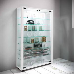 Vitrine en bois et verre Lumo Mini Blanc