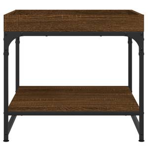 Couchtisch D641 Eiche Schwarzbraun Dekor - 50 x 50 cm