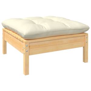 Gartensofa (2er Set) 3012138-11 Creme - Holz