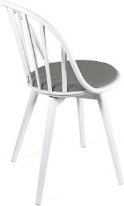 Chaise de cuisine BOLD (lot de 2) Gris - Métal - Matière plastique - Cuir synthétique - 47 x 83 x 57 cm