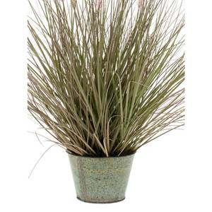 Plante pennisetum artificiel Vert - Matière plastique - Pierre - 17 x 71 x 17 cm