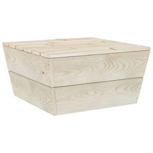 Mobilier de jardin Beige - Bois massif - Bois/Imitation - 60 x 30 x 60 cm