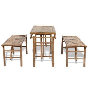 Bistro Set K143 Braun - Massivholz