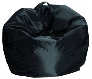 Eleganter Sitzsack Schwarz - Holzwerkstoff - 65 x 137 x 65 cm