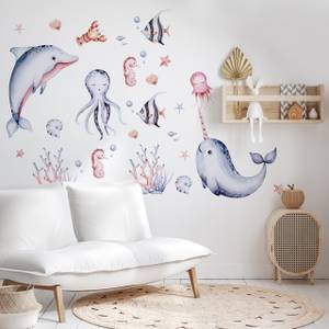 Autocollant Animaux Marins Coquilles 120 x 60 x 60 cm