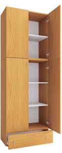 Kleiderschrank LonaXXL 2 Buche Dekor - Braun