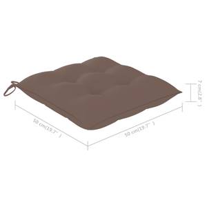 Gartenstuhl (4er Set) 3009169-3 Taupe