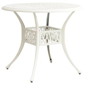 Bistroset (5-teilig) 3011681-2 Weiß - Metall - 90 x 74 x 90 cm