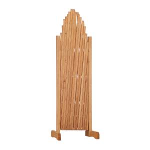 Treillis extensible en bois Marron - Bois manufacturé - 165 x 102 x 30 cm