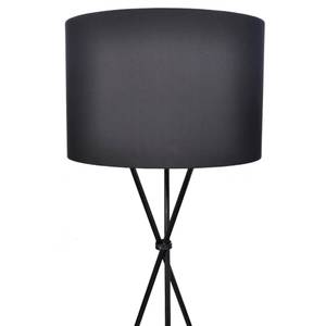 Lampe de plancher Noir - Textile - 38 x 139 x 38 cm