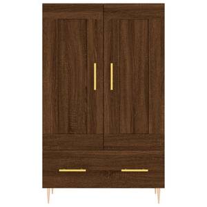 Highboard DE8027 Eiche Schwarzbraun Dekor