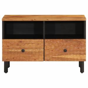 TV-Schrank D508 Braun - Massivholz - 33 x 46 x 70 cm